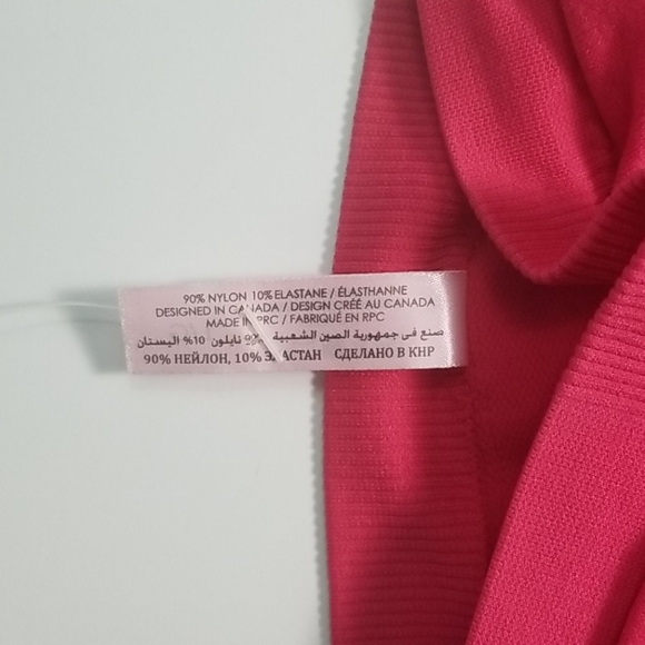 La vie en rose pink bandeau bra top large NWT - Picture 6 of 6